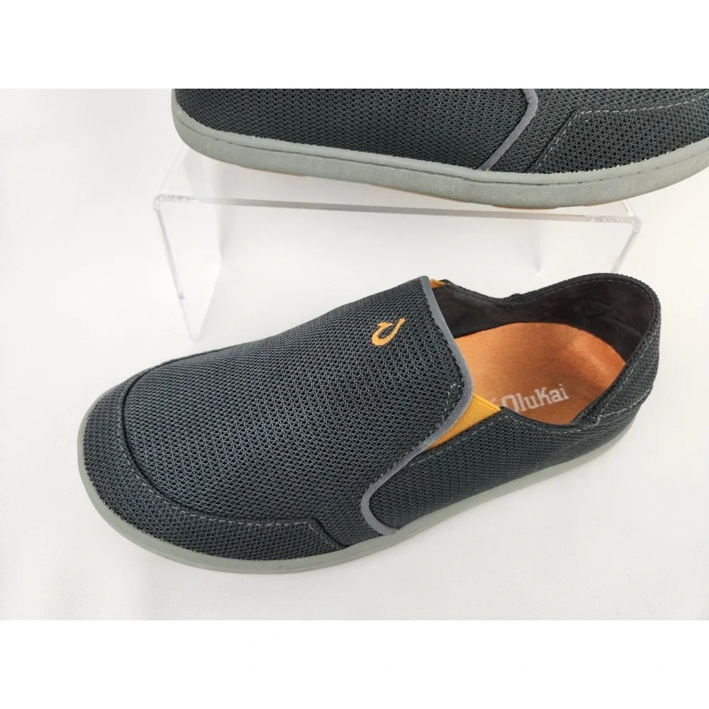 OluKai Nohea Mesh Mens US 7 Slip On Loafer Beach Shoes Women 8.5-9 Wide Sneakers